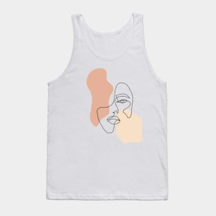 Girl face asthetic Tank Top